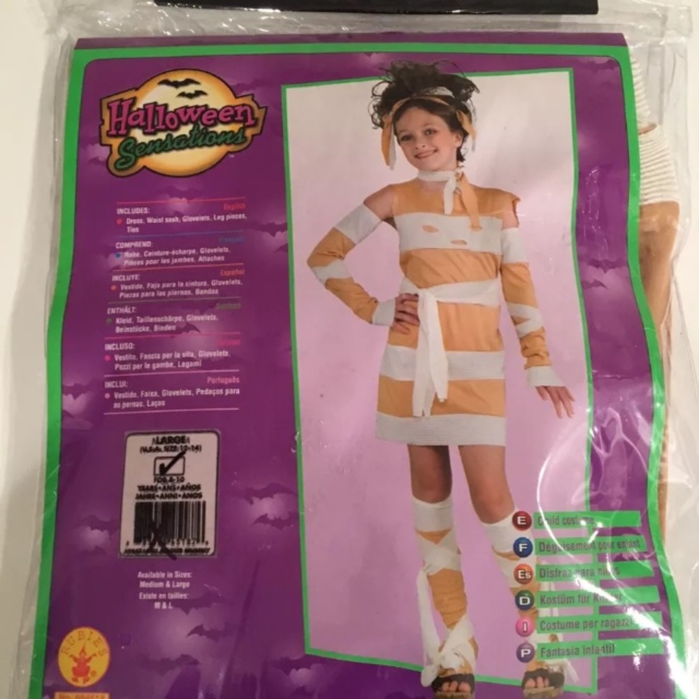 Rubie's HalloweenSensationsMummyChild Costume12-14